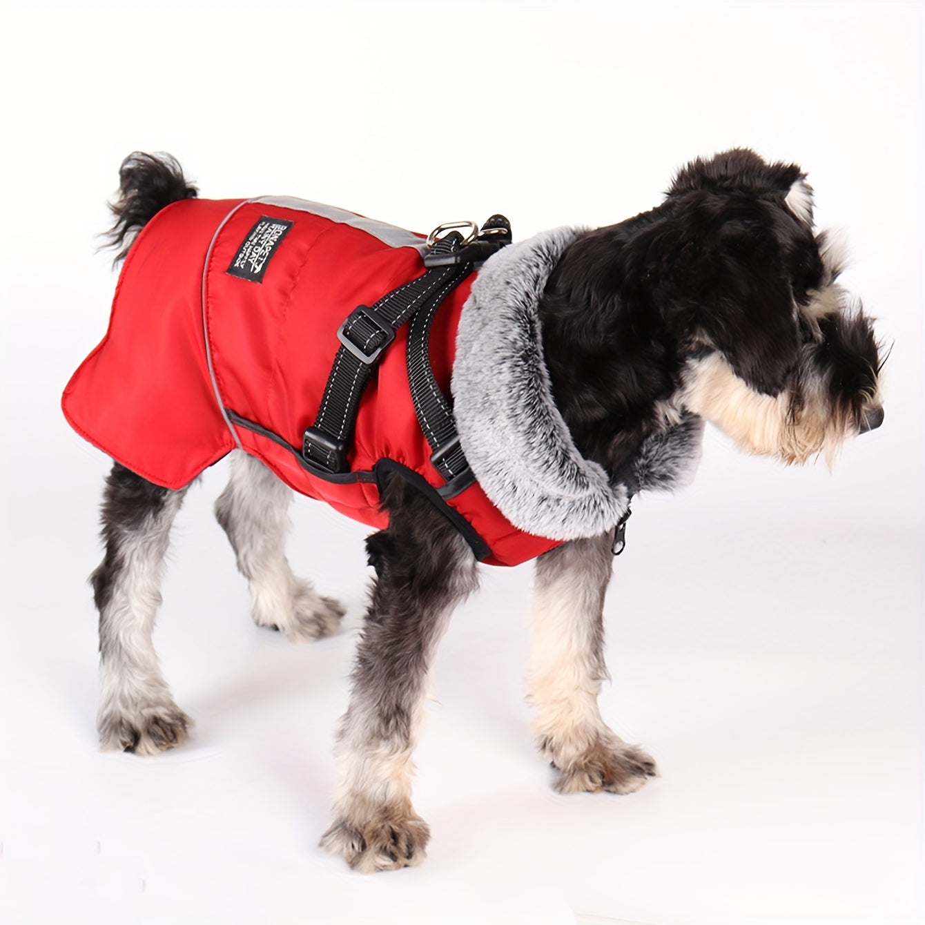 Hundemantel, Winterjacke Mit Reflektierendem Riemen